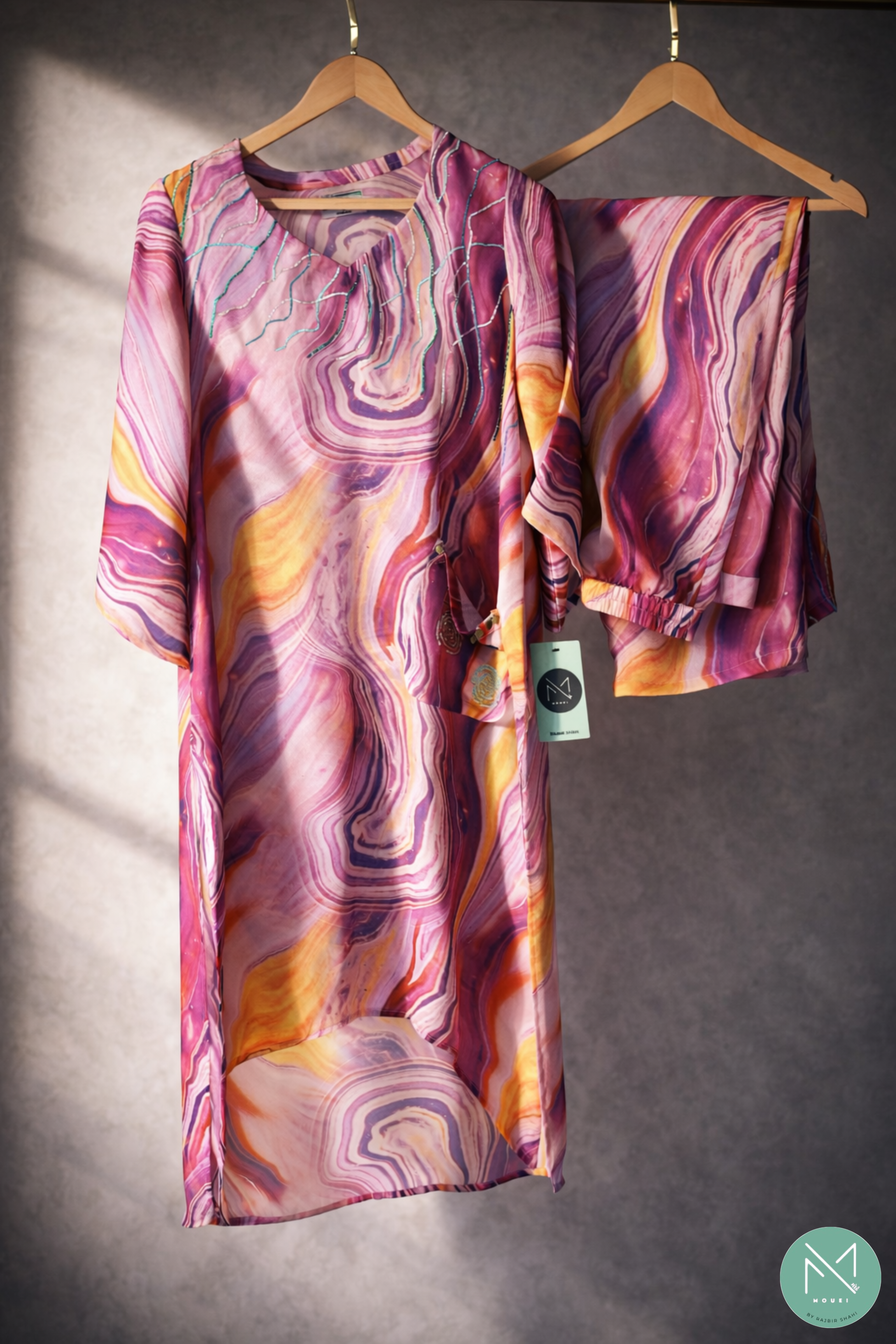 Rangrez Marble Kurta Set