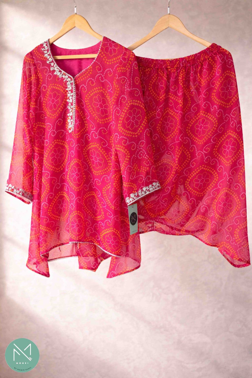 Rani Noor Bandhni Set