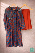 Indigo Ember Ajrak Set