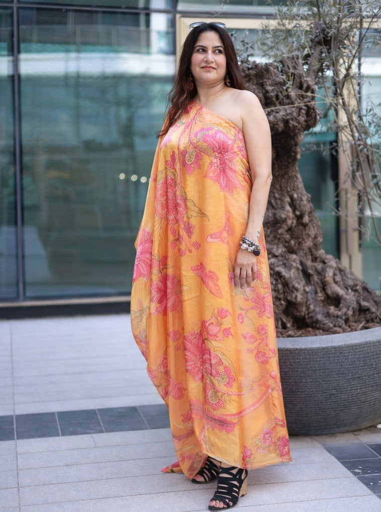 Sunset Drape Dress