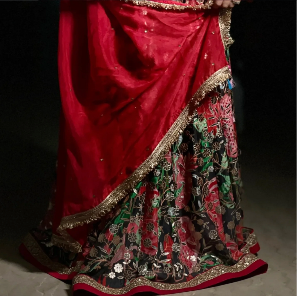 Laal Gulnaar Lehenga