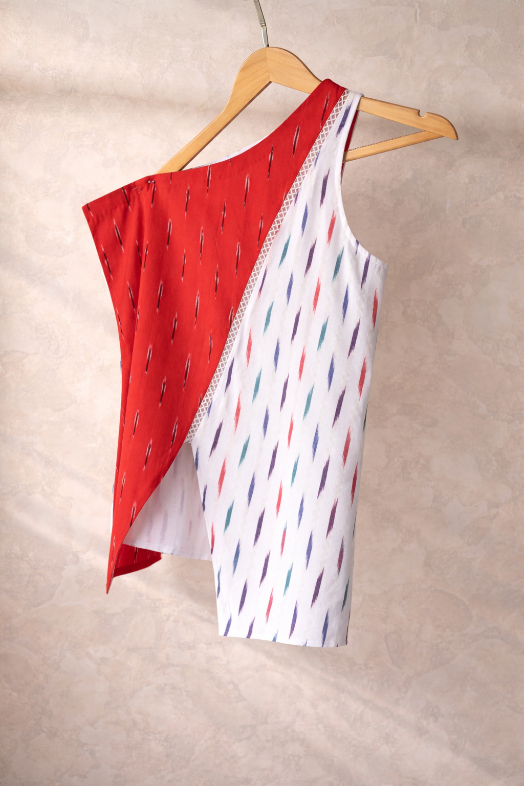 Rangrez Dori Ikkat Kurta