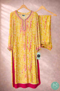 Saffron Bloom Kurta Set