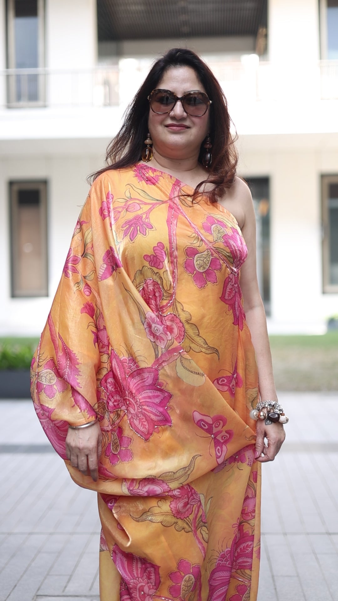 Sunset Drape Dress