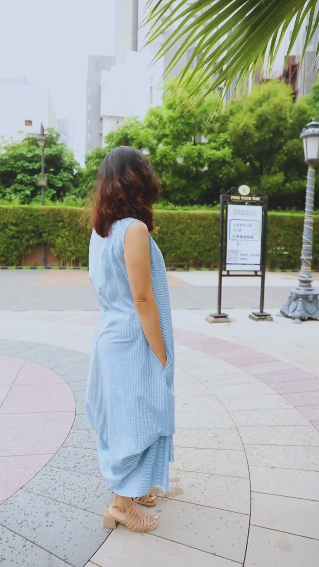 The Sky Drape Dress